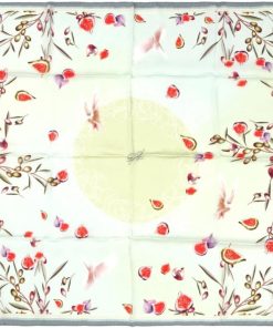 バルサンティ スカーフ レディース シルク100% 大判 85x85 正方形 イタリア製(ミントグリーン,  Free Size)