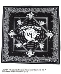 entre square スカーフ バンダナ Looney Tunes ルーニー・テューンズ/バンダナ タズマニアンデビル レディース メンズ