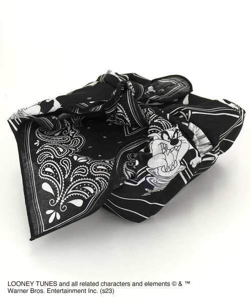 entre square スカーフ バンダナ Looney Tunes ルーニー・テューンズ/バンダナ タズマニアンデビル レディース メンズ - 画像 (6)