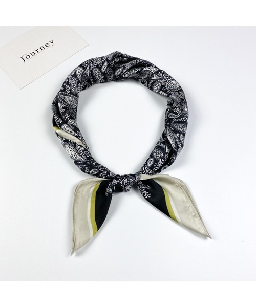 B.I.D. スカーフ バンダナ 「リングSET♪」ペイズリースカーフ レディース メンズ