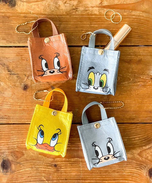 flapper_bags キーホルダー TOM and JERRY×Flapperフレンズショッパー風ミニミニチャーム - 画像 (6)