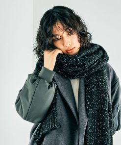 LEPSIM ストール マフラー ラメニットストール 152656 レディース