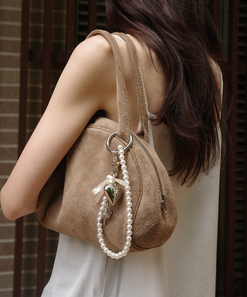 キーホルダー メタルハート&リボンチャーム - 画像 (5)