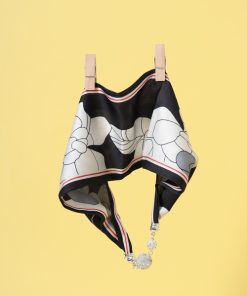 ストール マフラー プリントネックレス風スカーフ レディース