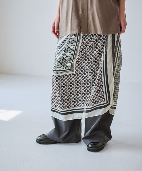 studio CLIP ストール マフラー 大判シフォンスカーフ レディース - 画像 (2)