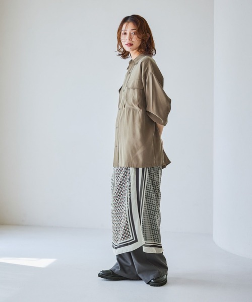 studio CLIP ストール マフラー 大判シフォンスカーフ レディース - 画像 (6)