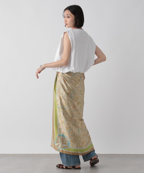 LOWRYS FARM ストール マフラー LFオリジナルスカーフ110*110 586067 レディース - 画像 (5)