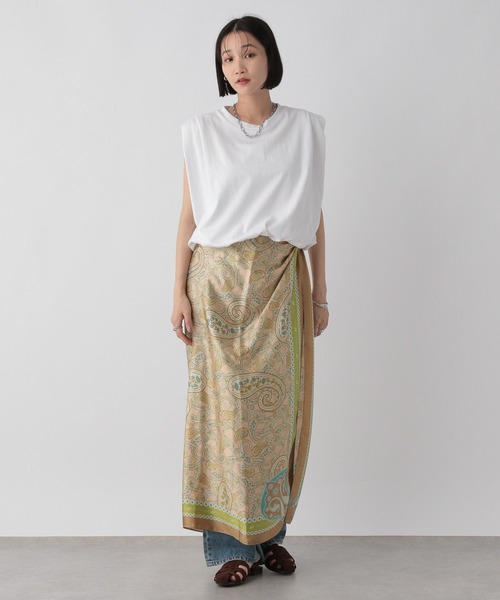 LOWRYS FARM ストール マフラー LFオリジナルスカーフ110*110 586067 レディース - 画像 (7)