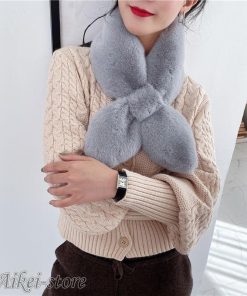 ファーティペット マフラー レディース 差し込み ふわふわ もこもこ 防寒 暖かい ストール スヌード ネックウォーマー 無地