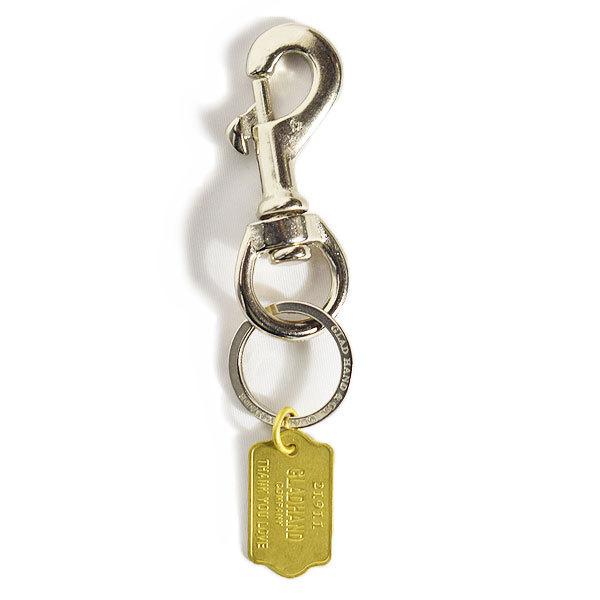 GLAD HAND グラッドハンド キーホルダー SWIVEL SNAP KEY HOLDER -SILVER-