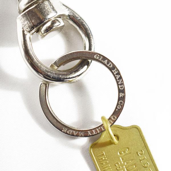 GLAD HAND グラッドハンド キーホルダー SWIVEL SNAP KEY HOLDER -SILVER- - 画像 (3)