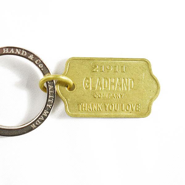 GLAD HAND グラッドハンド キーホルダー SWIVEL SNAP KEY HOLDER -SILVER- - 画像 (4)