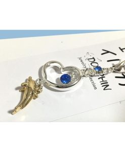 マリンブルー パーツ イルカ 沖縄ストラップ アイラブドルフィン