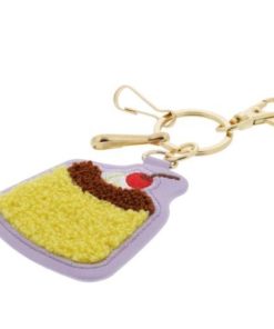 サガラ刺繍 キーリング キーホルダー OMISE おみせ プリン サンスター文具 バッグチャーム プレゼント 男の子 女の子 ギフト バレンタイン