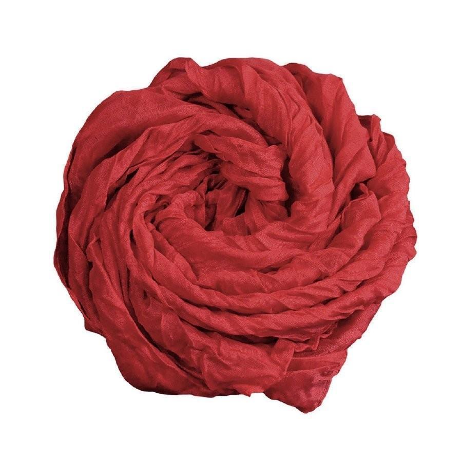 ストールクシュクシュしわ加工シンプル無地大判薄手レディースメンズ男女兼用UV対策冷房対策紫外線対策春夏 - 画像 (8)