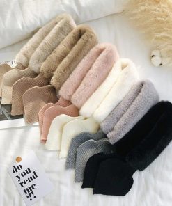 レディース マフラー ネックウォーマー ネックカバー スヌード 冬用 もこもこ ティペット 襟 つけえり つけ襟 エコファ