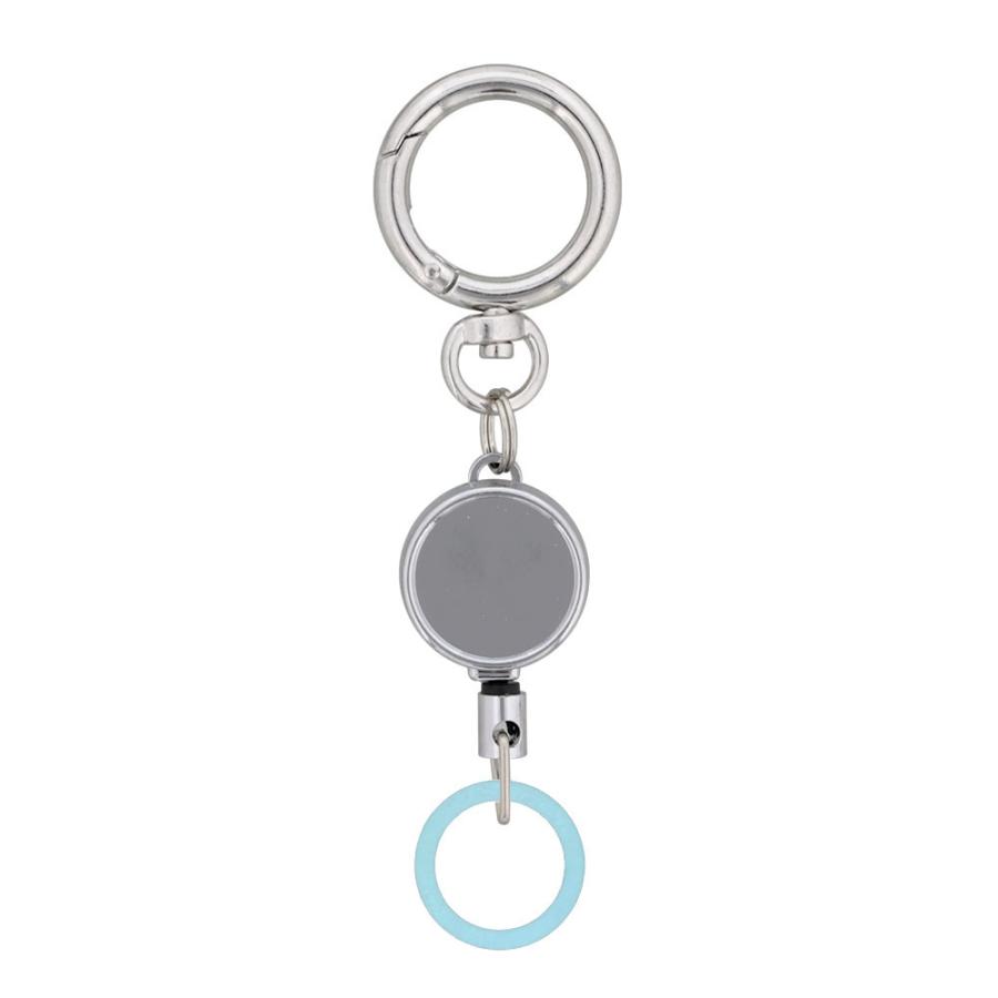 アルコールボトルホルダー 10個入 スプレーホルダー リールキー付き 推しカラー リング付き ハンドジェル 消毒液 携帯用 ホルダー 大王製作所 - 画像 (7)