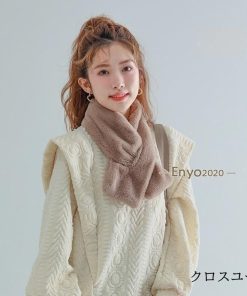 ティペット マフラー レディース 女性 ファッション雑貨 フェイクファー 無地 ブラック ピンク ホワイト 可愛い キュート シンプル ガーリー フェ