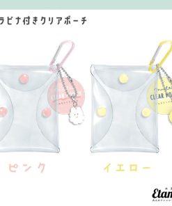 カラビナ付きクリアポーチ 推し活 アクスタケース 持ち運び クリアポーチ ガチャ詰めポーチ おしゃれ キーホルダー 推し活グッズ 収納 アクスタ 透明 クリア