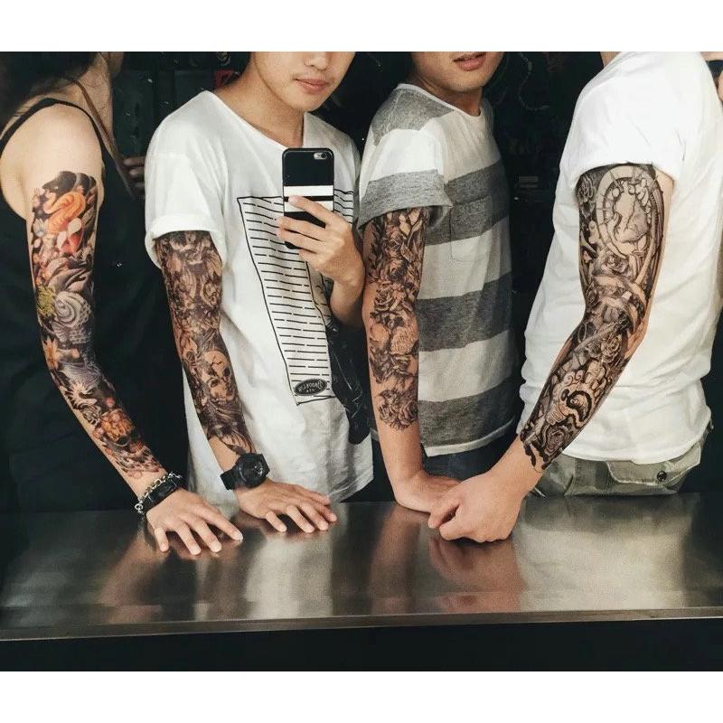 タトゥーシール 肩から手首 鯉 錦鯉 qb3003特長