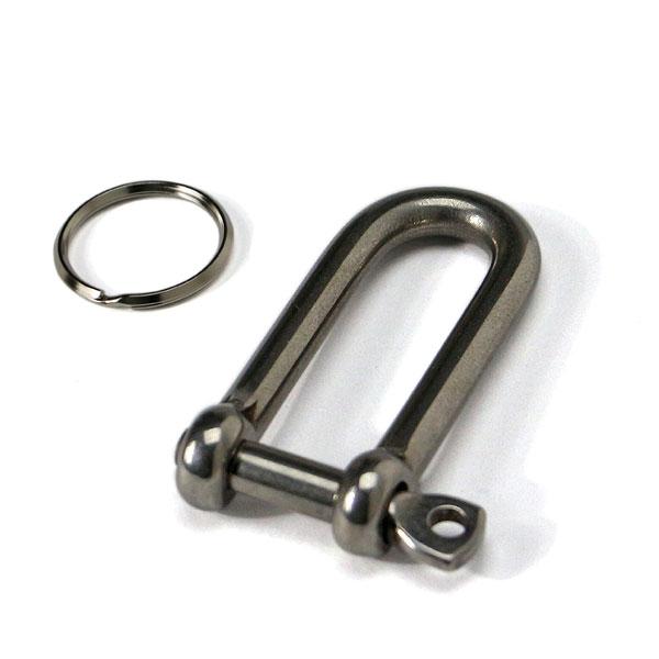 GLOMA グローマ ロングシャックル 202(キーリング キーホルダー キーチェーン カラビナ グローマノーティカ ギフト プレゼント) - 画像 (4)