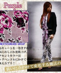 花柄ストール メンズ・レディース ns17011-001