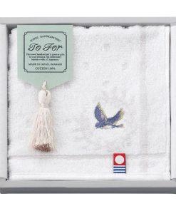 今治タオル 結婚祝い 内祝 ギフト ハンカチTo For 刺繍入り今治タオルハンカチ ブルー プレゼント 結婚内祝い