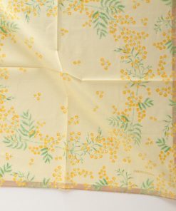 ヒビヤカダン　大判　ガーゼハンカチ（58cm）ミモザ　イエロー