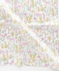 ヒビヤカダン　ハンカチ　季節の花々　ホワイト