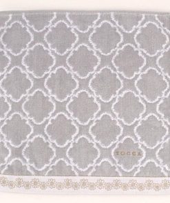 TOCCA トッカ　大判　タオルハンカチ（約28cm）　クローバー　グレー　【TOCCA】