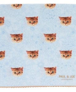 PAUL&JOE ポール & ジョー アクセソワ ガーゼハンカチ ヌネットとお花 ブルー | paul & joe プレゼント プチギフト 花 フラワー お礼
