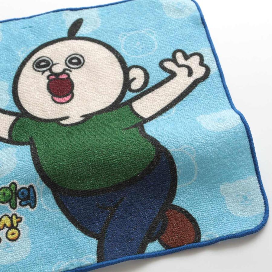 HEADMISTRESS パンパンくんの日常 タオルハンカチ パンパンくん 0002 ブルー - 画像 (2)