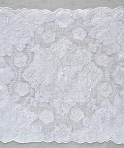 汕頭手刺繍　ハンカチ　7513 | ブライダル 結婚式 フォーマル ウェディング 結ギフト 刺繍 冠婚葬祭 白 花嫁 新婦