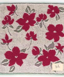 Sybilla シビラ　タオルハンカチ　romantico（ロマンティコ）　レッド