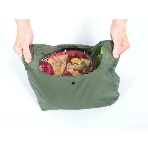 コンビニバッグ エコバッグ バッグ コンビニ エコ ミニ コンビニ弁当 コンパクト 収納 コンビニサイズ レジバッグ 買物バッグ - 画像 (4)