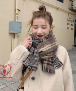 チェック柄大判ストール 両面マフラー秋冬 レディースマフラー  防寒 保温 暖か 柔らかい 上質 快適 お洒落 可愛い ロングマフラー 贈り物 プレゼン マフラー
