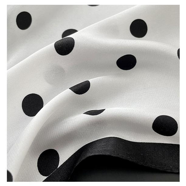 【値下げ】スカーフ マグネット式 ワンタッチ シルクタッチ 簡単 ネックレス風 レディース ラインストーン 花柄 チェック柄 おしゃれ エレガント 女性用 婦人 - 画像 (8)