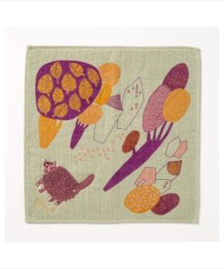 楠橋紋織 moritaMiW モコモコドウブツハンカチ 街角ネコ