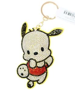 ポチャッコ ラインストーンマスコット サンリオ キーホルダー キャラクター