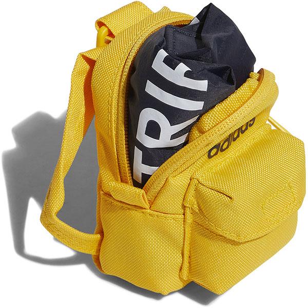 adidas アディダス パッカブルエコバッグ コンパクト収納 フック付き ユニセックス 折りたたみ リュック型 BUZ87 - 画像 (3)