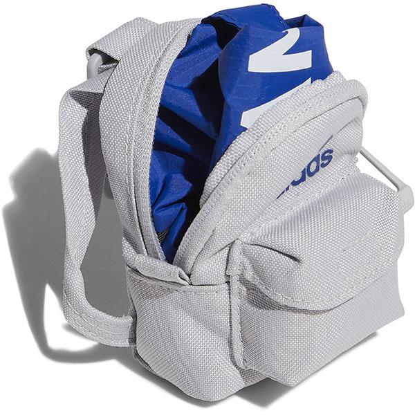 adidas アディダス パッカブルエコバッグ コンパクト収納 フック付き ユニセックス 折りたたみ リュック型 BUZ87 - 画像 (5)