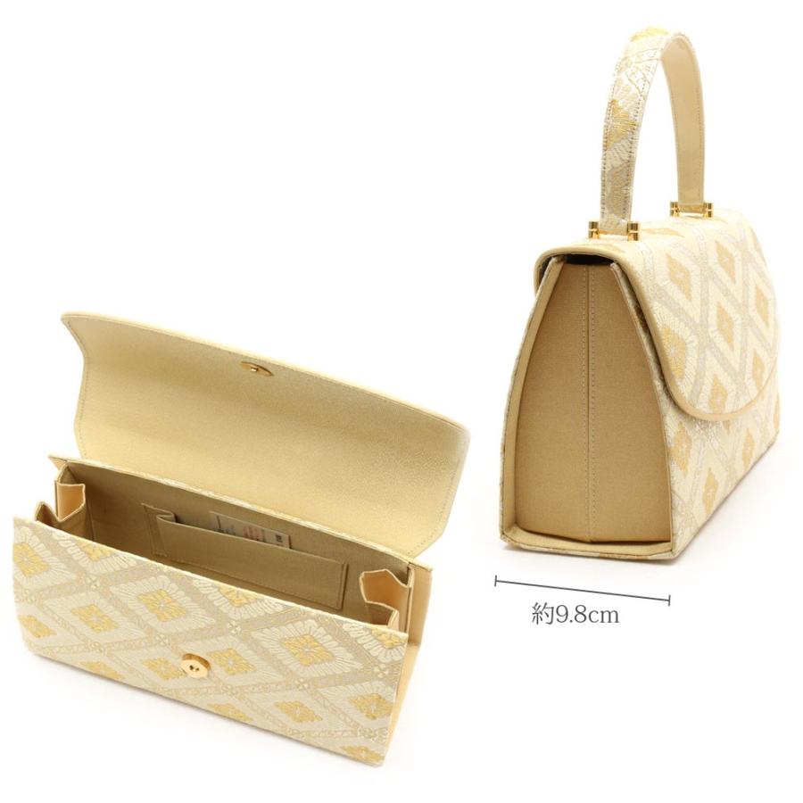 Kisste 草履バッグセット 留袖 訪問着 L フリーサイズ 金 銀 礼装 フォーマル 女性 POINT - 画像 (2)