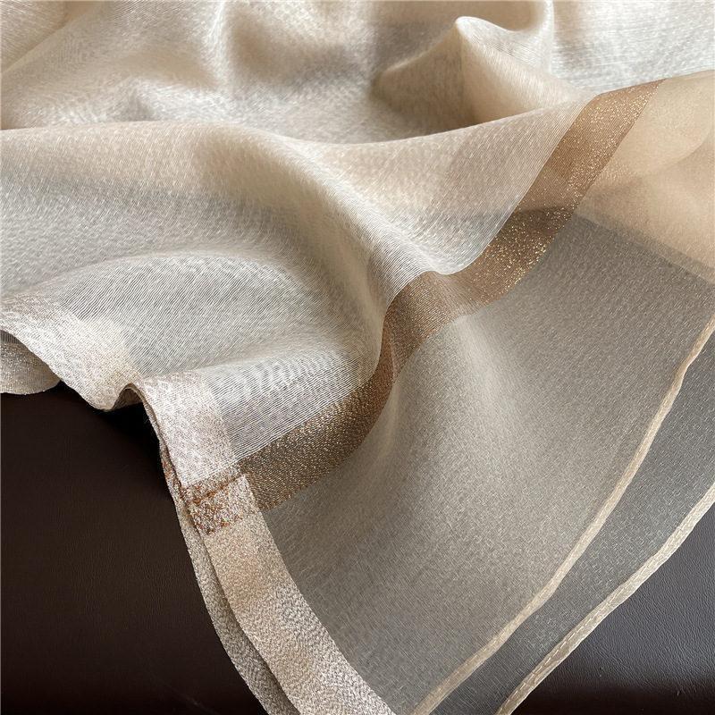 ストール 大判 レディース スカーフ ショール マフラー UVカット 紫外線対策 日焼け防止 シンプル 無地 羽織り 薄め おしゃれ - 画像 (8)