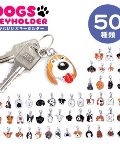 全50種 ドッグキーホルダー 犬 ドッグ シンプル 軽量 カラビナ付き 動物 アニマル チャーム 小さい スリム