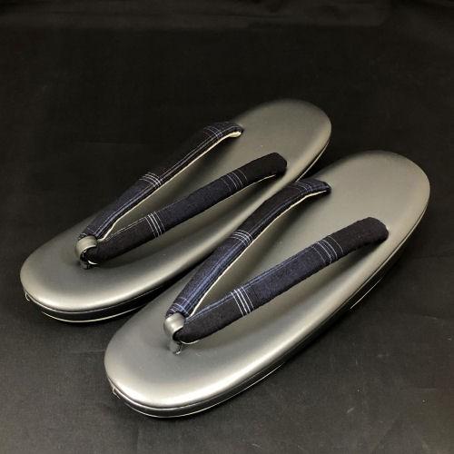 草履バッグセット 結城紬生地使用 おしゃれ用 ブラウン 茶色 正絹 合皮 フリーサイズ カジュアル用 結婚式 紬 ゾウリバッグ 草履 和装バッグ - 画像 (4)