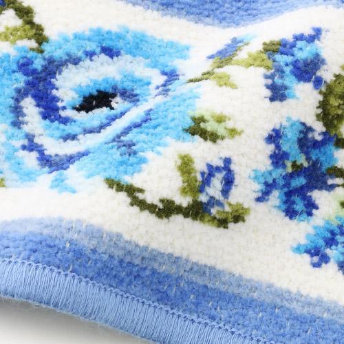 feiler FEILERフェイラー ハンカチ(アデリーナボーダーブルー) ホワイト 全国送料430円