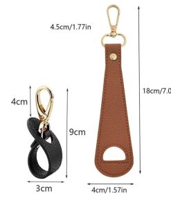 帽子 ホルダー クリップ 帽子クリップ カラビナ ストラップ キーホルダー PU レザー 旅行 グッズ