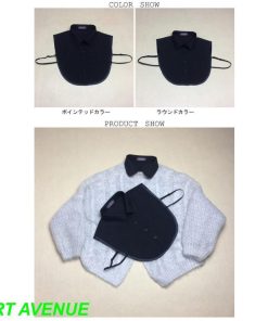 付け衿 シャツ襟 付け襟 シフォン レディース シャツ衿 ティペット ラウンドカラー ポインテッドカラー 女性 ファッション小物 つけ襟 つけえり