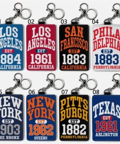 カードケース - MLB UNI メジャー キャップ ユニフォーム デザイン キーホルダー  ドジャース メッツ アストロズ マリナーズ