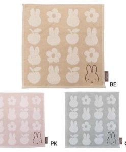 ミッフィー グッズ ハンドタオル 絵本キャラクター シルエットハンカチ
